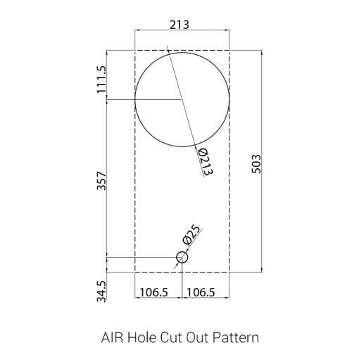 AIR PITT by Reginox - 1 PITT  Individual Combined Wok/Simmer Gas Hob