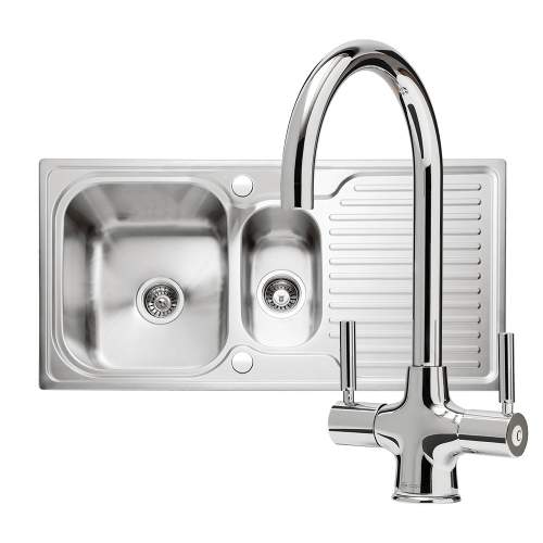 Caple Sabre 150 PK/SA150 Sink and Tap Pack