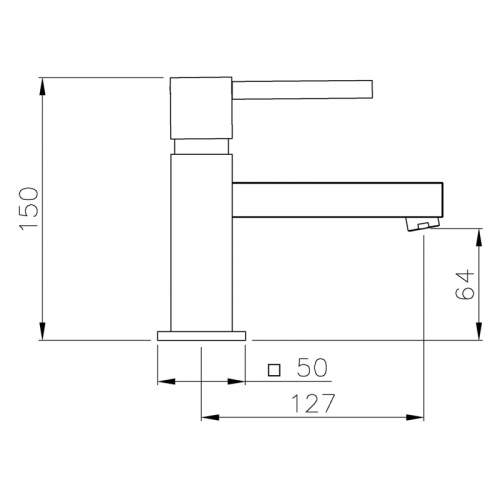 Abode AB1271 Zeal Basin Monobloc Mixer