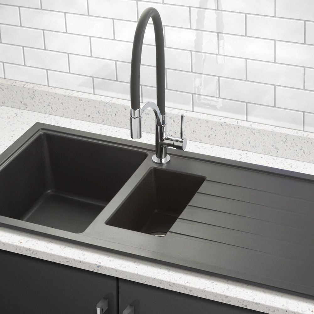 Bluci Piazza 15 Bowl Granite Kitchen Sink Sinks Tapscom Bluci Piazza 15 Bowl Granite Kitchen Sink Sinks Tapscom