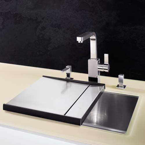 Blanco Steelart Elements Stainless Steel Separate Drainer -BL467637 Lifestyle 2