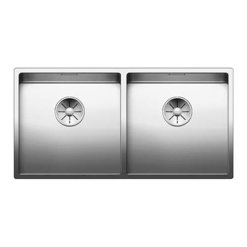 Blanco CLARON 400/400-U Steelart Elements Undermount Kitchen Sink - Model: BL467698