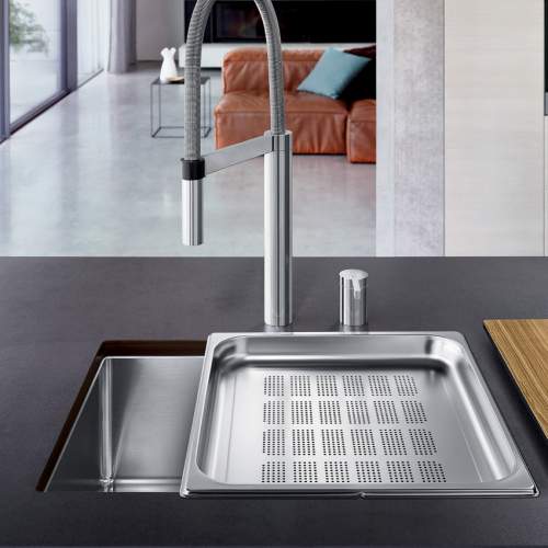 Blanco CLARON XL 60-U Steamer Plus Steelart Undermount Sink - Model: BL467850