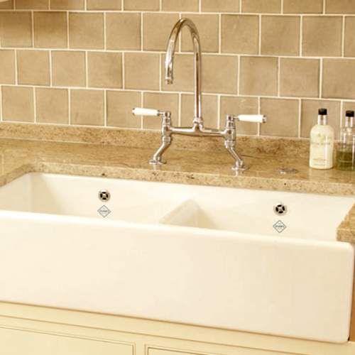 Shaws Classic Shaker Double 800 Belfast Sink - Lifestyle