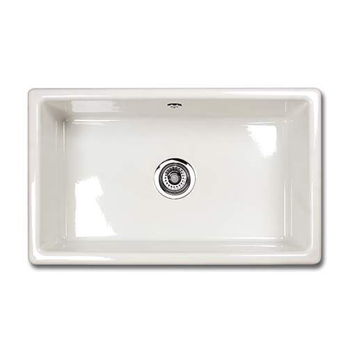 Shaws CLASSIC SINGLE 800 Inset Large Bowl Sink - White