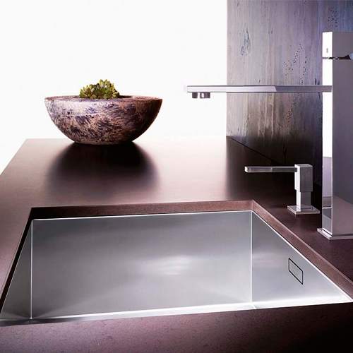 Blanco ZEROX 450-U Steelart Elements Undermount Kitchen Sink