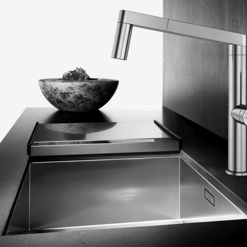 Blanco ZEROX 500-U Steelart Elements Undermount Kitchen Sink