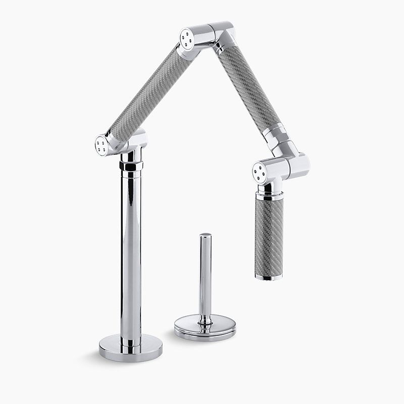 Kohler KARBON Kitchen Mixer Tap with Dual Spray - Sinks ...