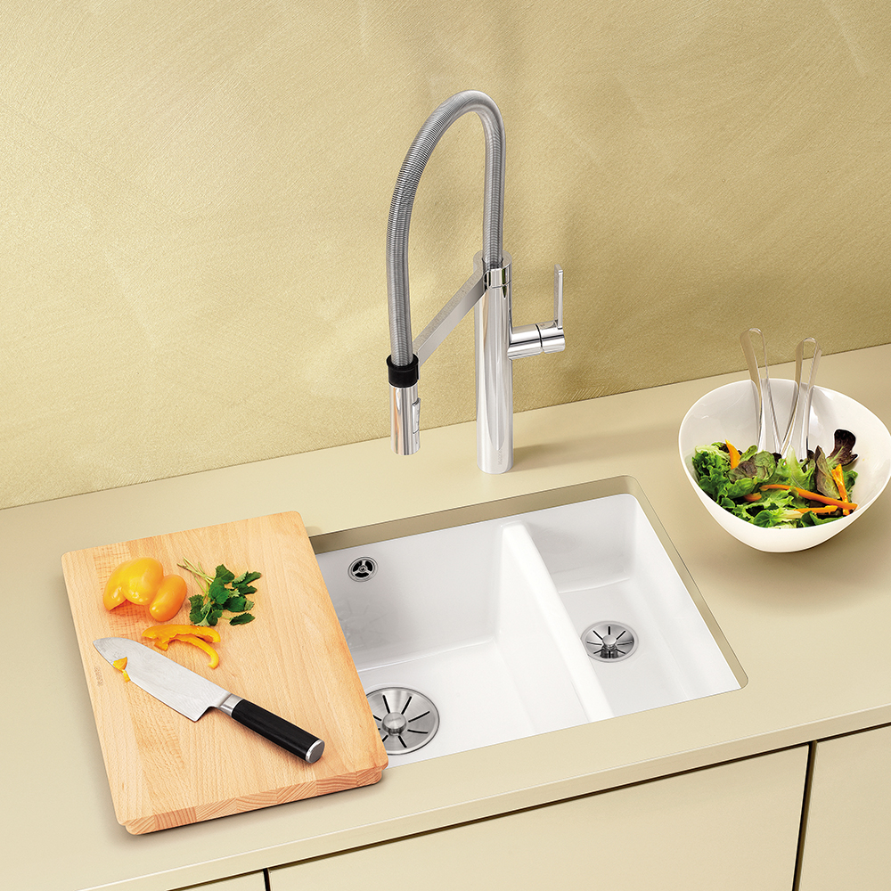 Blanco SUBLINE 350/150U CERAMIC Undermount Kitchen Sink