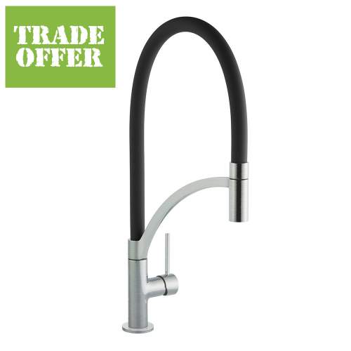 Bluci ARCO Pull-Out Hose Single Lever Professional Tap with Black Hose