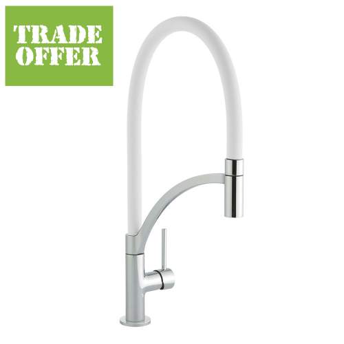 Bluci ARCO Pull-Out Hose Single Lever Professional Tap with White Hose