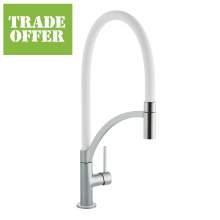 Bluci ARCO Pull-Out Hose Single Lever Professional Tap with White Hose