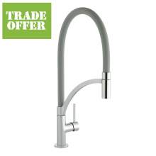 Bluci ARCO Pull-Out Hose Single Lever Professional Tap with Grey Hose