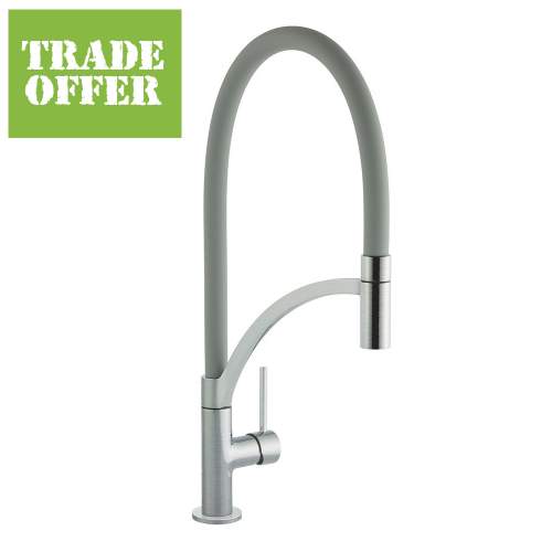 Bluci ARCO Pull-Out Hose Single Lever Professional Tap with Grey Hose