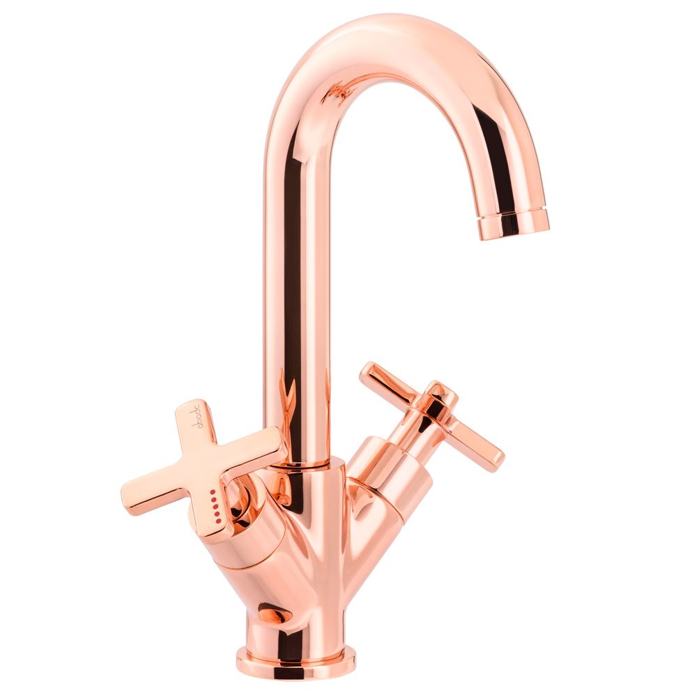 Rose shop gold taps
