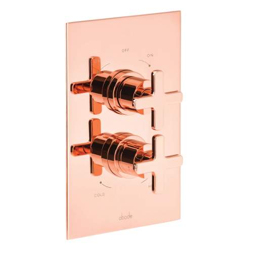 Abode Serenitie Concealed Thermostatic Shower Valve in Rose Gold - AB2606