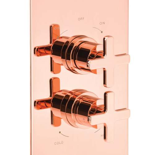 Abode Serenitie Concealed Thermostatic Shower Valve in Rose Gold - AB2606