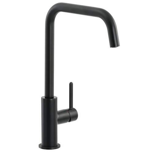 Abode Althia Single Lever Kitchen Tap in Matt Black - AT1270