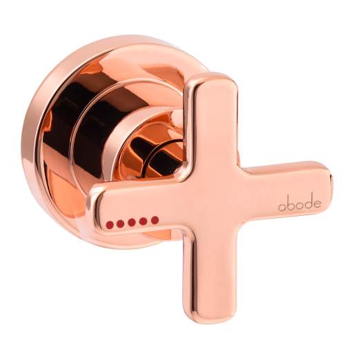 Abode SERENITIE Wall Mounted 3 Hole Bath Mixer Tap in Rose Gold -  AB2604