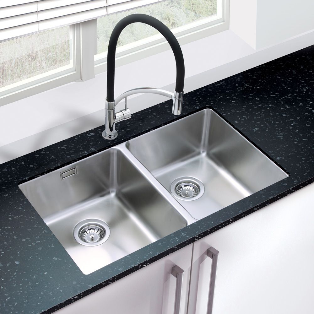 ORBIT 02 Double Bowl Undermount Kitchen Sink