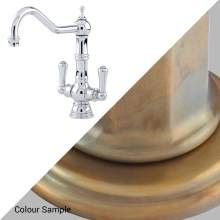 Perrin and Rowe 4761 Picardie Kitchen Tap - 4761 Aged Brass
