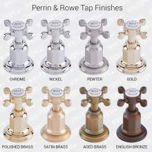 Perrin and Rowe 4746 Aquitaine Tap with Rinse - Aged Brass - English Bronze - Polished Brass - Satin Brass Finishes