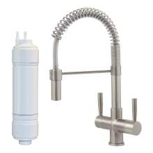 Bluci FiltroPro Professional Filter Kitchen Tap in Brushed Finish