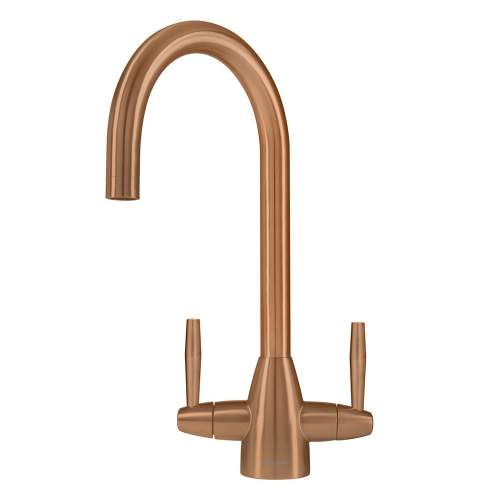 Caple AVEL Twin Lever Kitchen tap in Copper