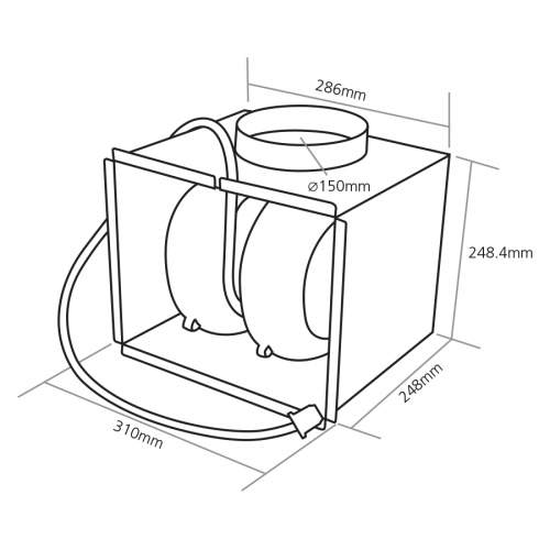 Caple DDMEXT11 Downdraft Extraction Motor