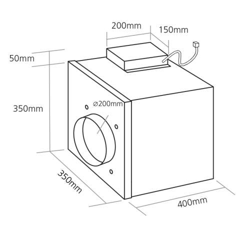 Caple DDMEXT25 Extraction Motor