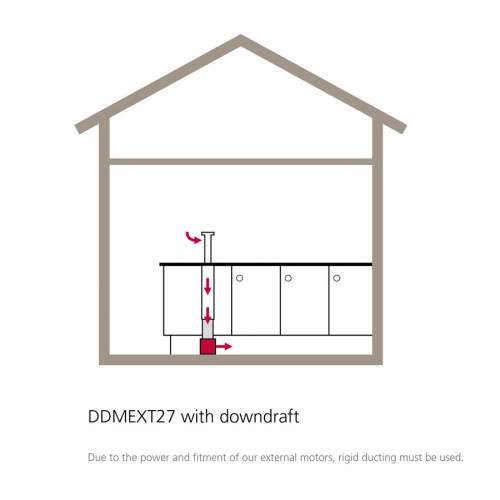 Caple DDMEXT28 External plinth extraction motor