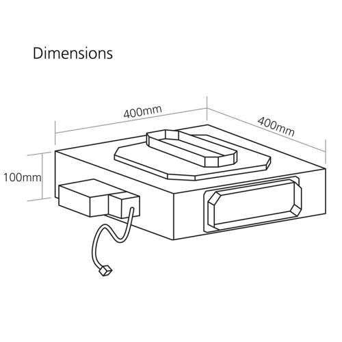 Caple DDMEXT28 External plinth extraction motor