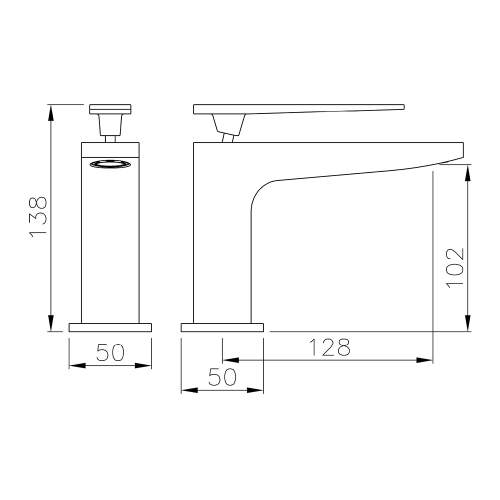 Abode Marino Basin Monobloc Mixer