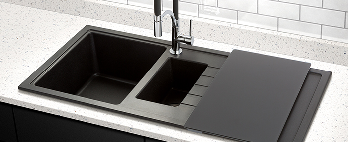 Black kitchen sink