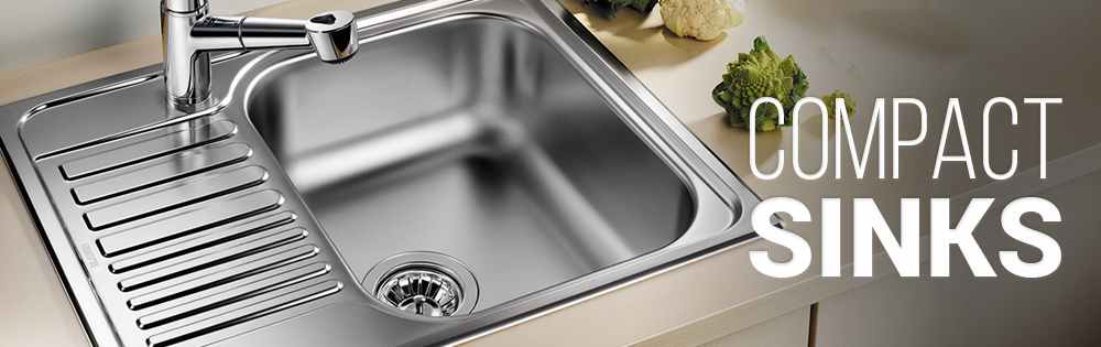 Compact Sinks from www.sinks-taps.com