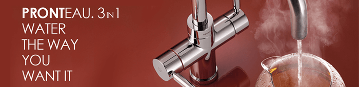 ABODE PRONTEAU 3 in 1 STEAMING HOT WATER KITCHEN TAP