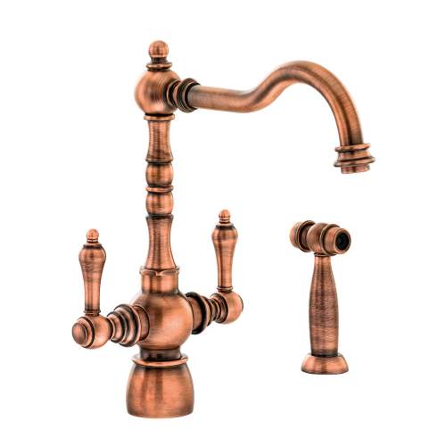 Abode BAYENNE Kitchen Tap With Handspray in Century Copper - AT3086