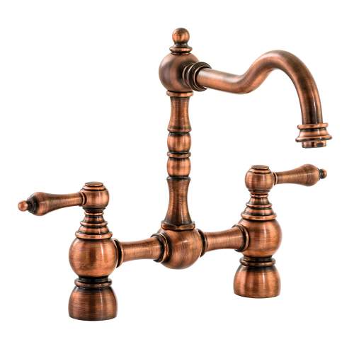 Abode BAYENNE Bridge Kitchen Tap in Century Copper - AT3089