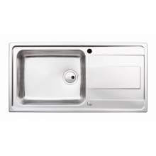 Abode Ixis Single Large Bowl Stainless Steel Kitchen Sink - AW5102