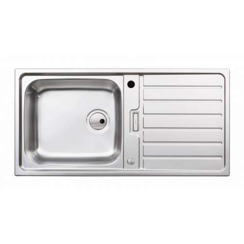 Abode Neron Single Large Bowl Stainless Steel Kitchen Sink - AW5112