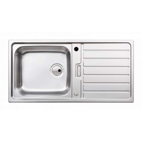 Abode Neron Single Large Bowl Stainless Steel Kitchen Sink - AW5112