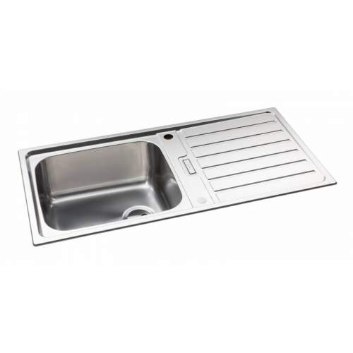 Abode Neron Single Large Bowl Stainless Steel Kitchen Sink - AW5112