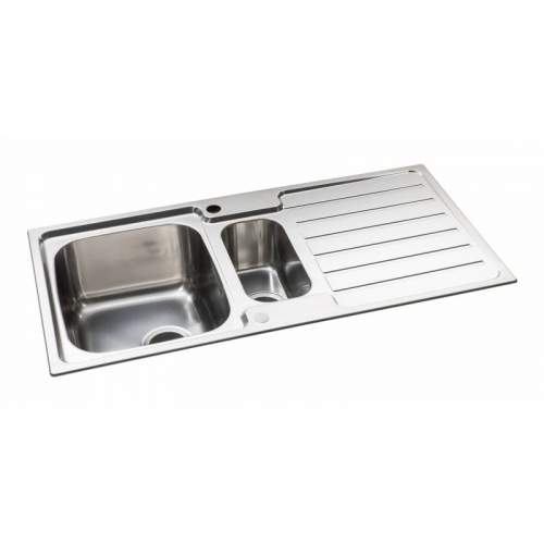 Abode Neron 1.5 Bowl Stainless Steel Kitchen Sink - AW5113