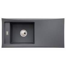 Abode Londa Single Bowl Metallic Granite Kitchen Sink - AW3153
