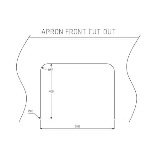 Abode Hand Finished Belfast Kitchen Sink - AW1022