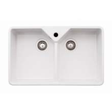 Abode PROVINCIAL Double Bowl Belfast Kitchen Sink - AW1021