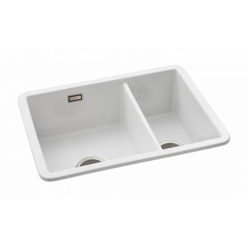 Abode SANDON Large 1.5 Bowl Ceramic Kitchen Sink - AW1033