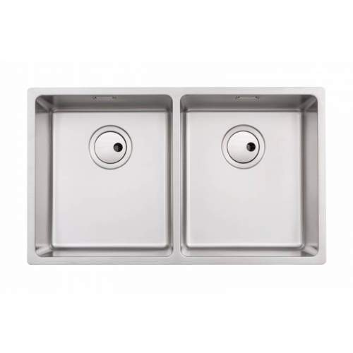 Abode Matrix R15 Double Bowl Kitchen Sink - AW5123