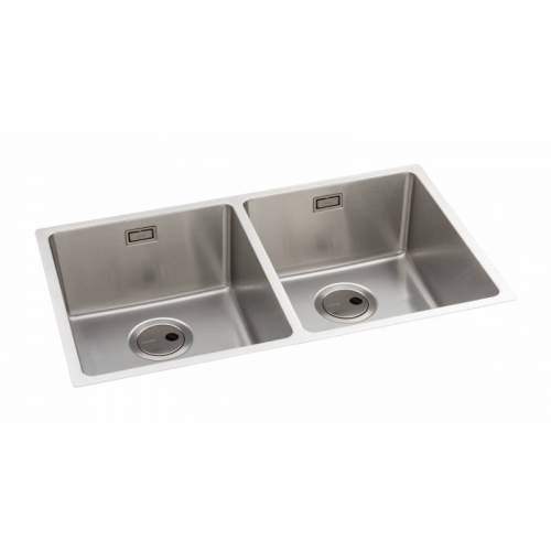 Abode Matrix R15 Double Bowl Kitchen Sink - AW5123
