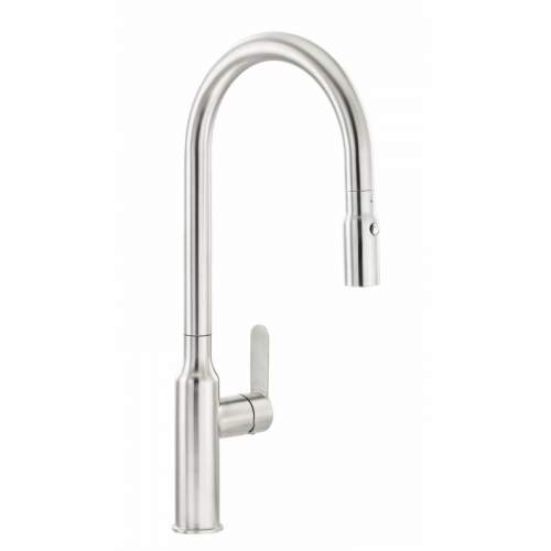 Abode MIMASA Pull Out Spray Stainless Steel Kitchen Tap - AT2081